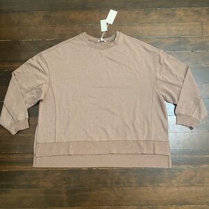 NWT Z Supply “The Weekender” Longsleeve Shirt, Brown, Medium